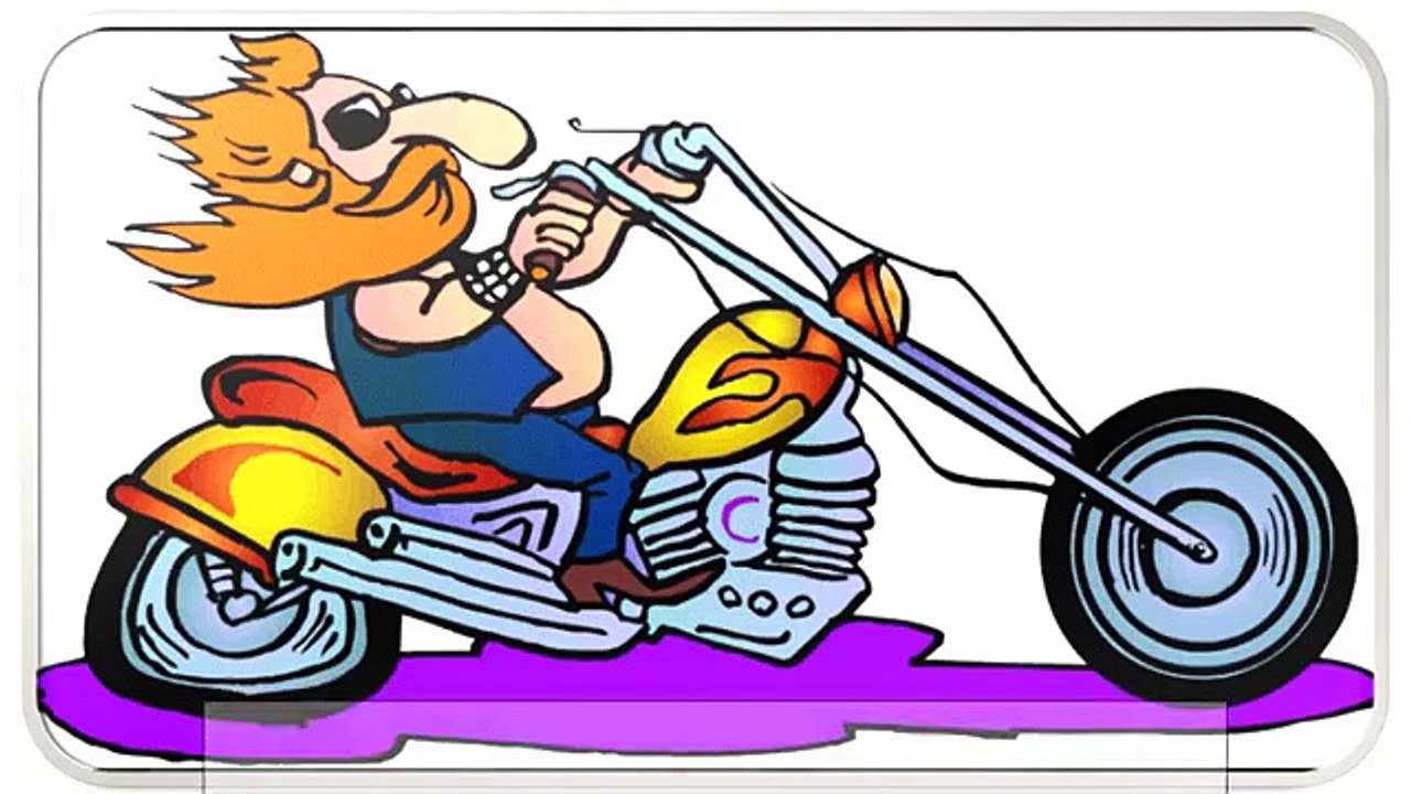 Cartoon Pictures Of Motorcycles