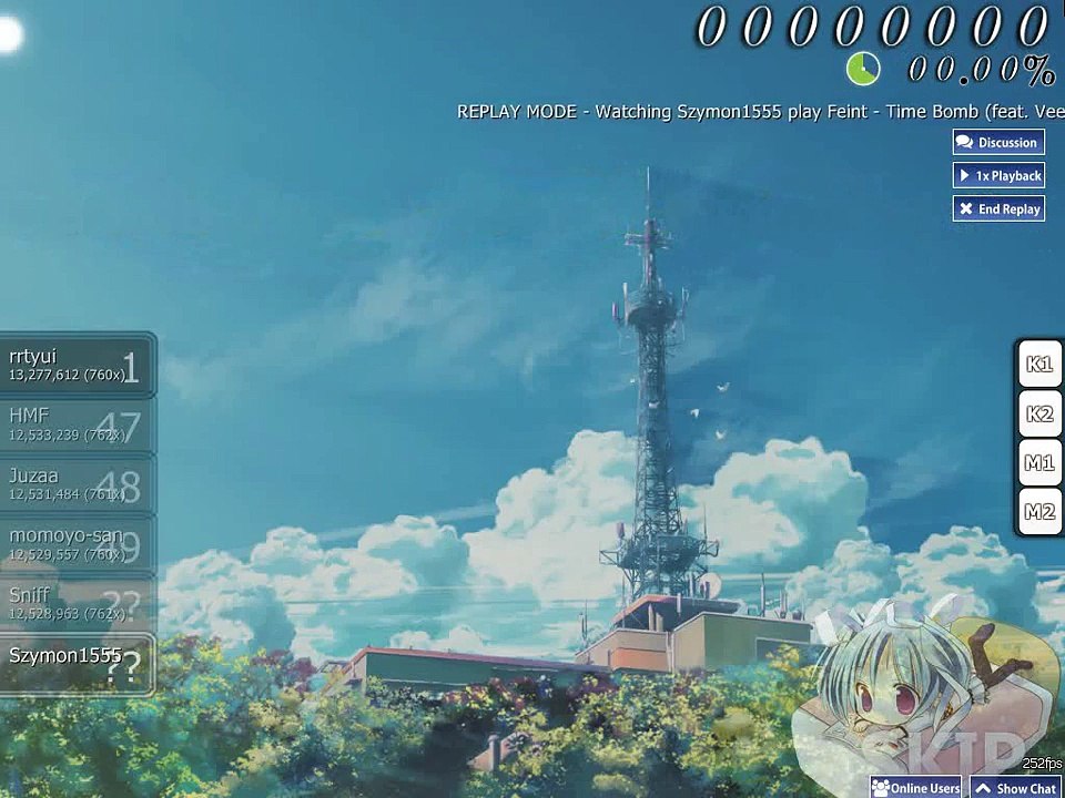 Lets play osu - Feint - time bomb - Time