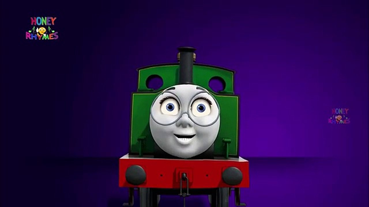 10 Little Indians Children English Nursery Rhyme | Thomas Train Ten Little Indians Rhyme in 3D