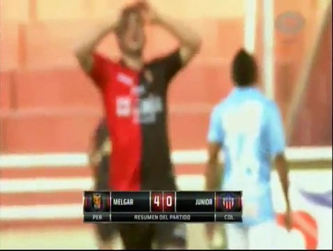 Copa Sudamericana 2015: Melgar goleó 4-0 a Atlético Junior pero no logró pasar a segunda fase