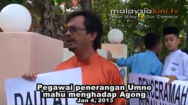Pegawai penerangan Umno mahu menghadap Agong