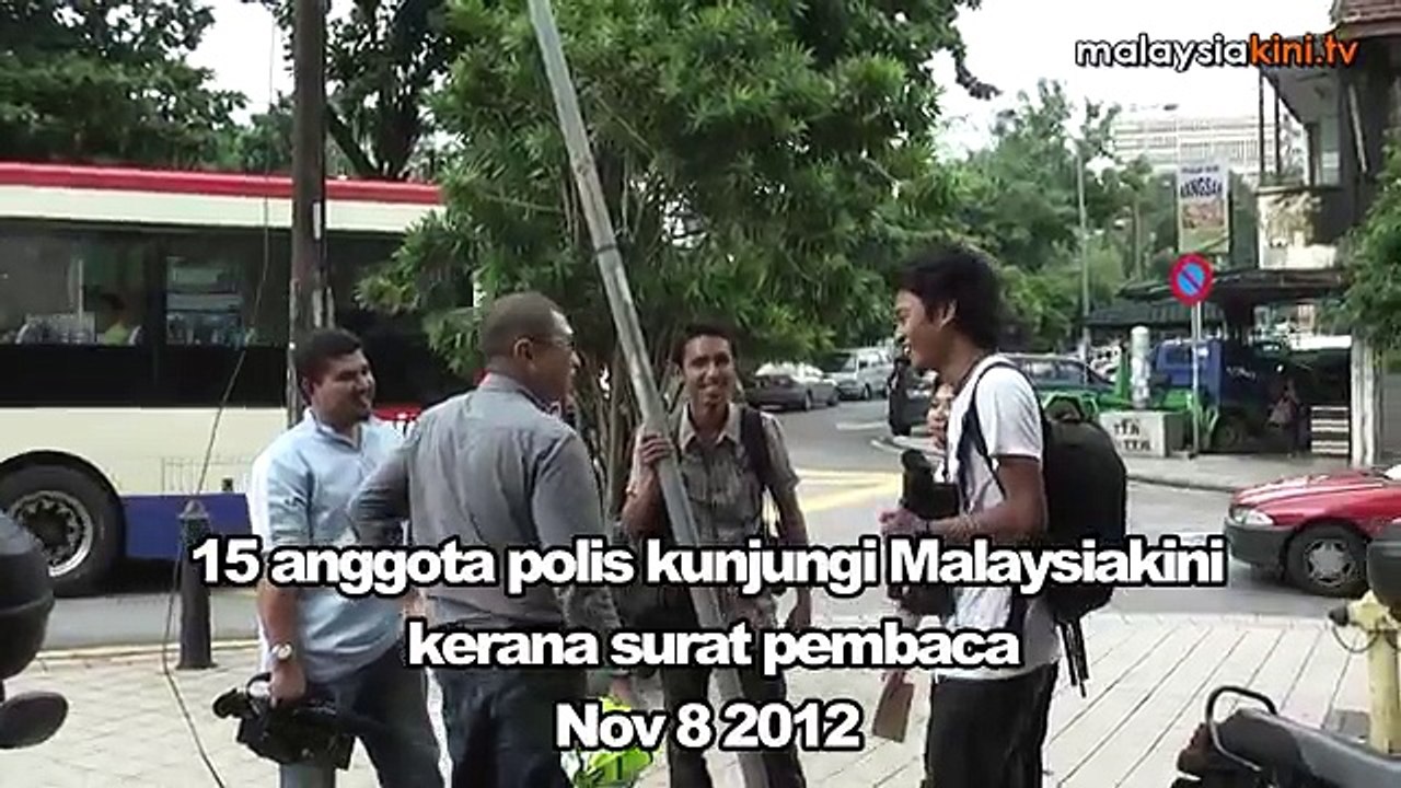 15 cops visit Malaysiakini over reader's letter