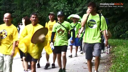 Скачать видео: Himpunan Hijau march: Baram folks come all the way for solidarity