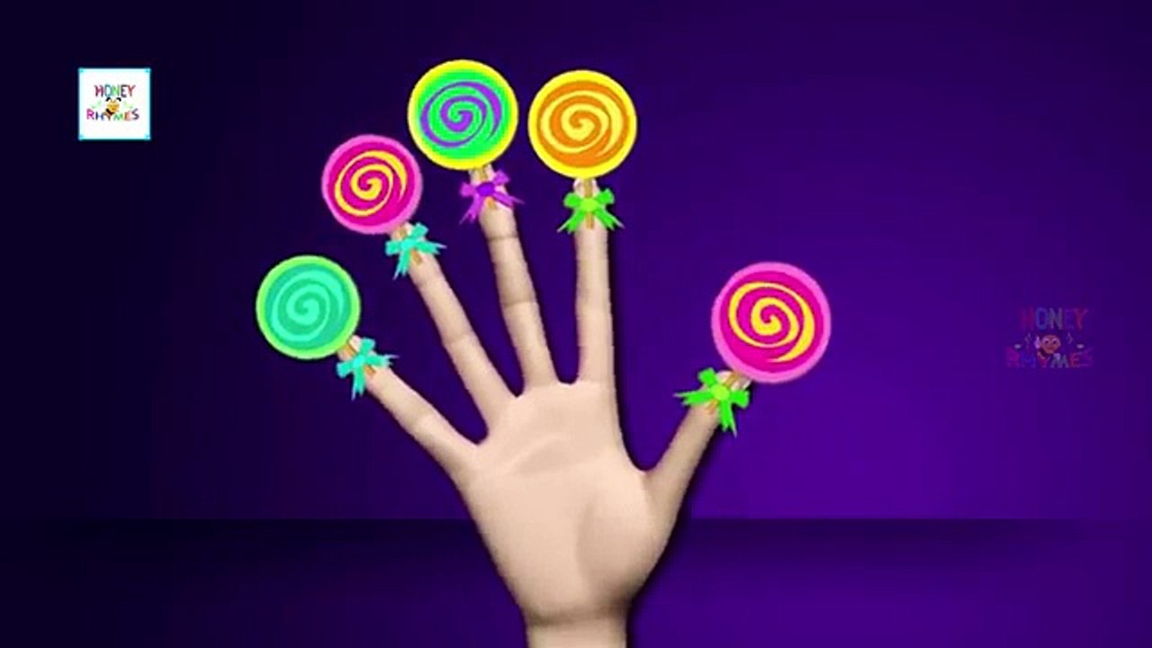 The Lollipop Finger Family | Finger Family Song | 3D Cartoon Animation Finger Family Kids Rhymes