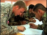 Afghan National Army Soldiers Attend Map Reading Class