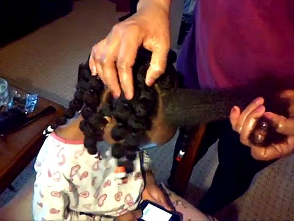 African kids girl school hairstyle quick and simple