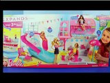 Barbie Sisters Cruise Ship Disney Princesses Frozen Elsa, Rapunzel, Ariel Mermaid ToysReviewToys