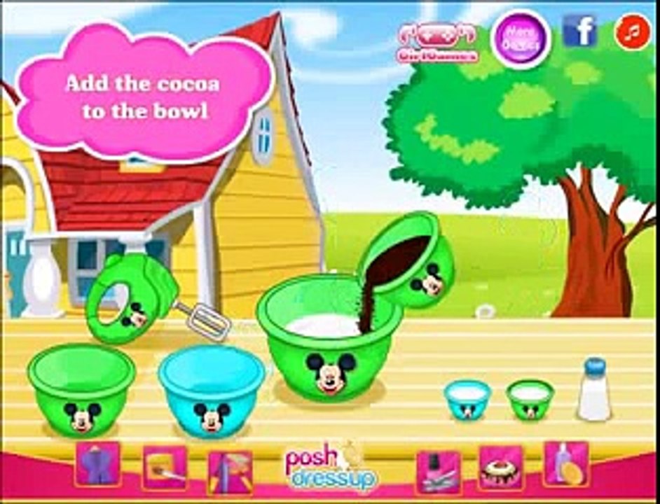 Mickey Mouse Jeux de Gâteau de Jeux de Cuisine Jeux de coiffure jeux