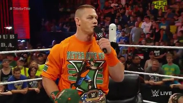 John Cena vs. Seth Rollins Contract Signing Raw, Aug. 17, 2015 WWE On Fantastic Videos