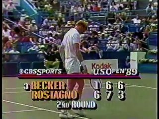 Sampras v Wilander - US Open 1989 2R