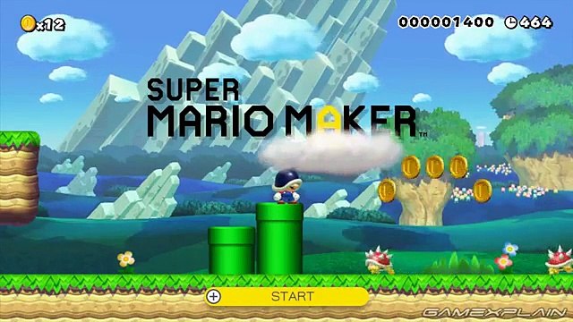 Super Mario Maker - 11 Title Screen Secrets (Easter Eggs)