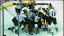 Milan Lucic fights Mike Brown 2/26/09