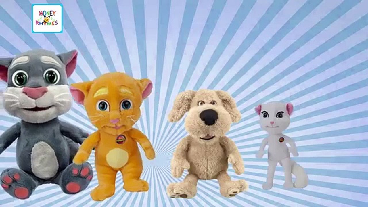 Talking Tom Finger Family Nursery Rhyme | Tom Cat Finger Family Cartoon Animation Children Songs