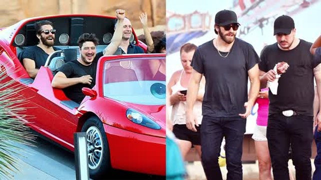 Jake Gyllenhaal, Marcus Mumford et Josh Gad passent une journée entre potes à Disneyland
