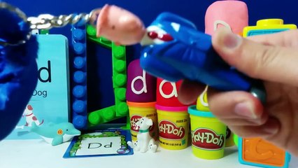 The Letter D with ABC Surprise Eggs   D is for Darth Vader Doc McStuffins Doctor Doom