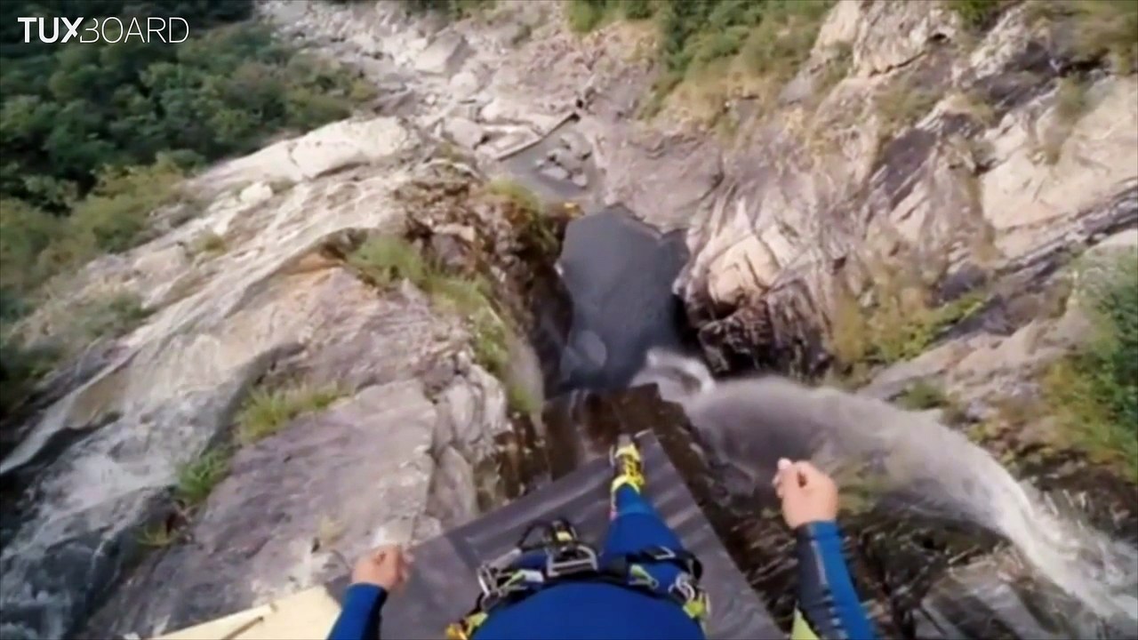 record du monde de plongeon avec un saut à 59 mètres !