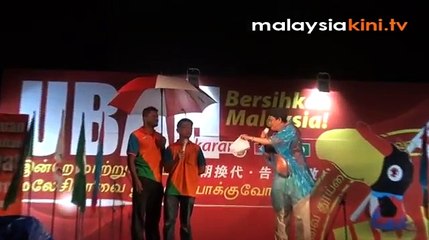 Puluhan ribu hadiri Himpunan Kebangkitan Rakyat walaupun hujan