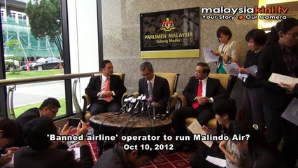 'Banned airline' operator to run Malindo Air?