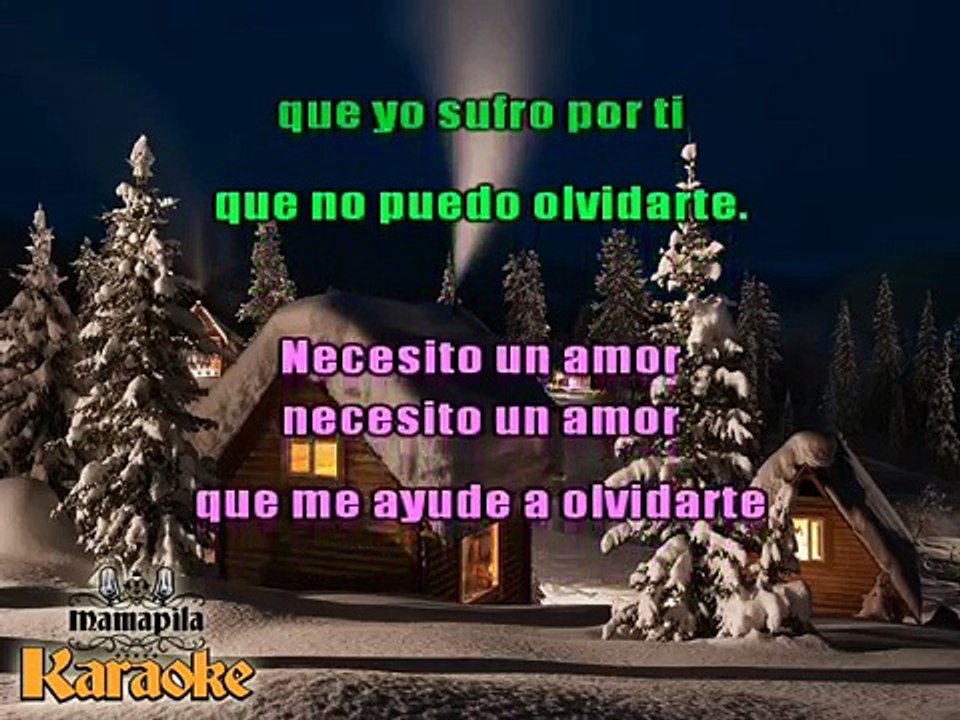 Necesito un amor - Hermanos Yaipen Karaoke