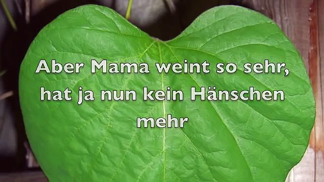 Kinderlieder deutsch - Hänschen klein ging allein - Kinderlieder zum Mitsingen