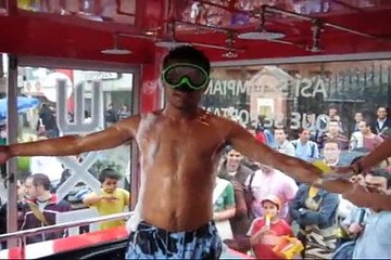 Axe- Girls Wash Guy on Bogota Street