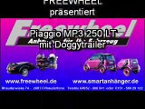 Piaggio MP3 250 LT with Freewheel Doggy Trailer
