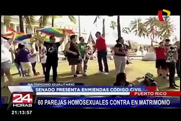 Puerto Rico: 60 parejas homosexuales contraen matrimonio en boda múltiple