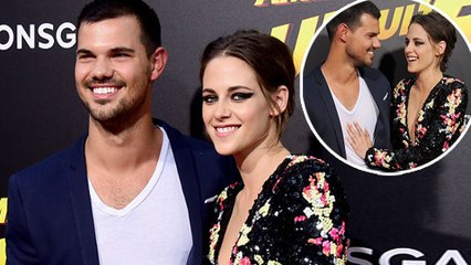 Kristen Stewart takes Taylor Lautner to American Ultra premiere