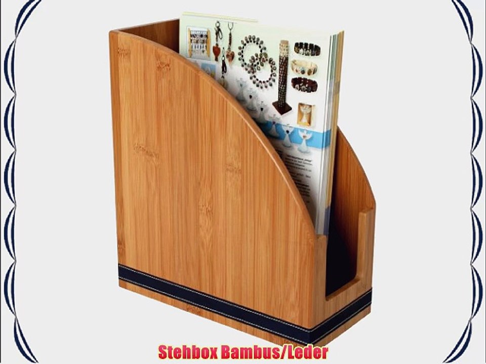 Stehbox Bambus/Leder
