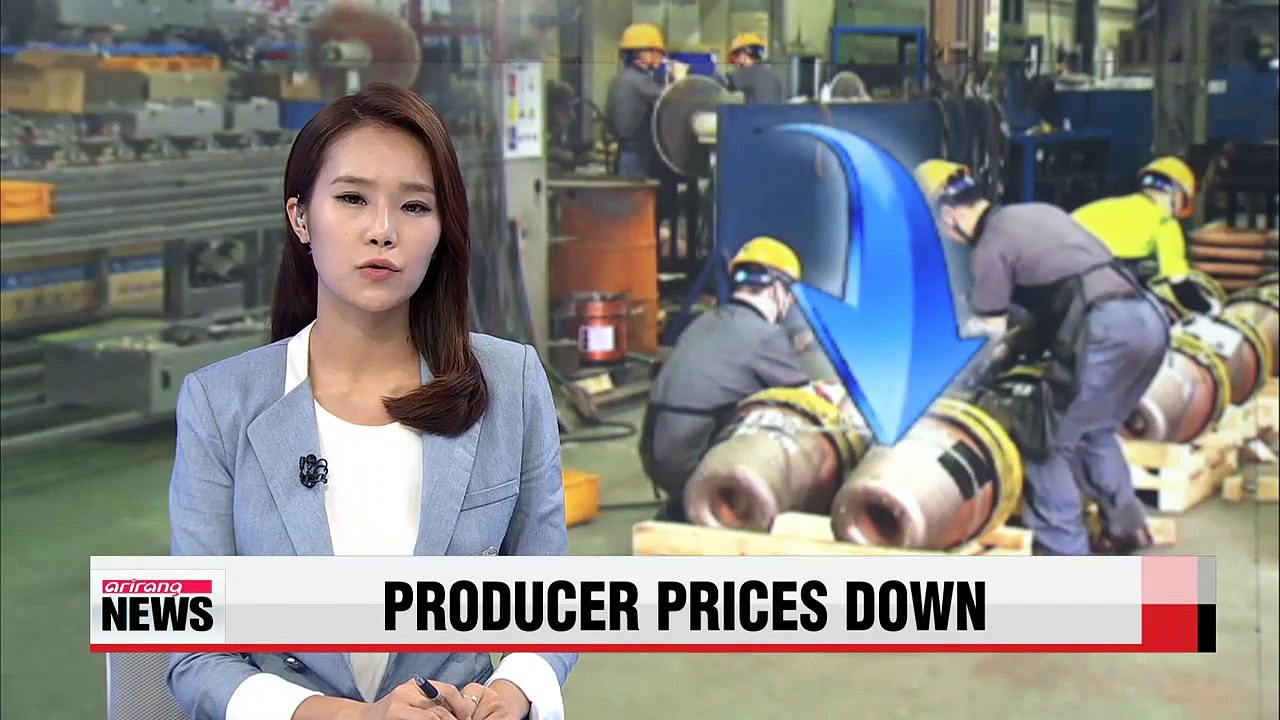 Korea's producer prices fall for 12th straight month in July