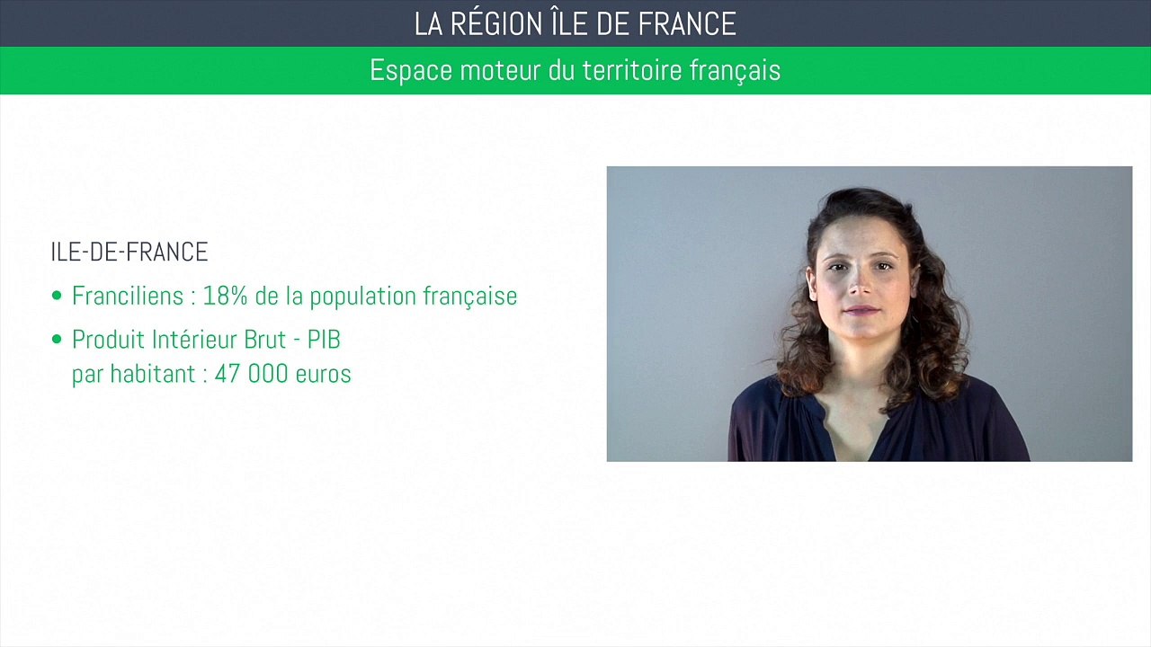 Brevet géographie - La région Ile de France