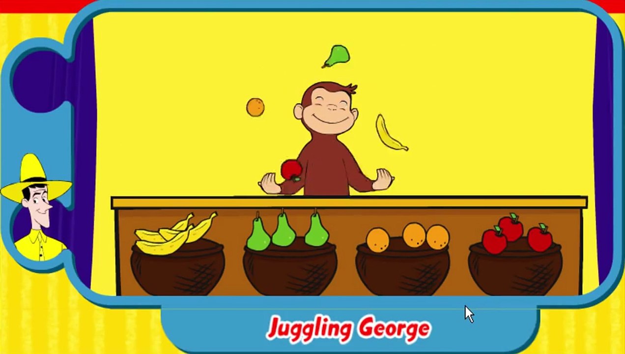 Curious George Juggling George Cartoon Animation PBS Kids Game Play Walkthrough