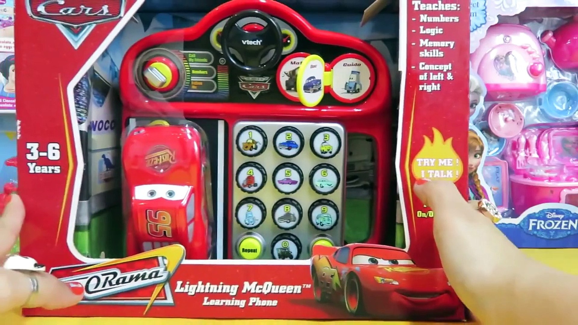 Review of VTECH Disney Pixar CARS 2 film Lightning McQueen Learning Laptop  - video Dailymotion
