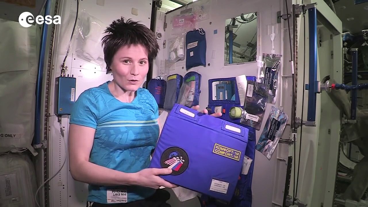 International Space Station bathroom tour