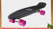 Ridge Skateboard Big Brother Nickel Mini Cruiser Board Komplett Fertig Montiert Black/Pink