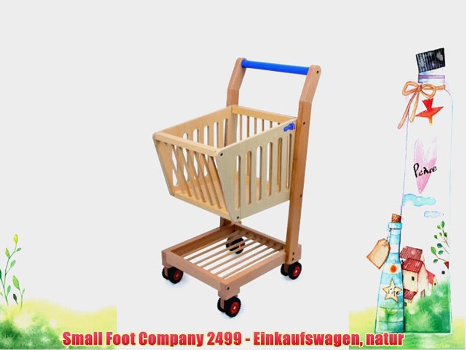 Small Foot Company 2499 - Einkaufswagen natur