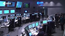 Philae landing: Acquisition of signal from spacecraft and lander