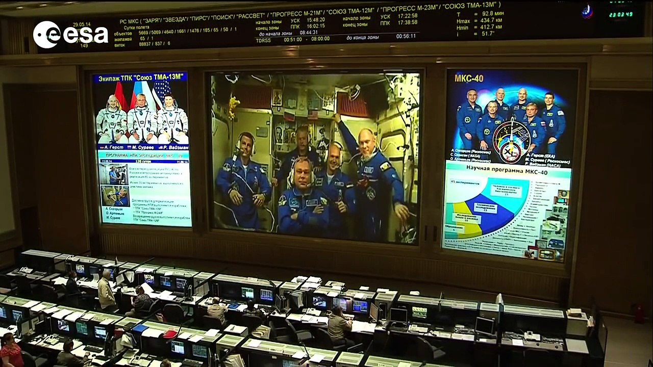 Astronauts send a message of peace and cooperation from space