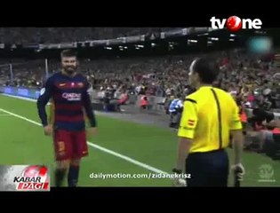 Memaki Wasit, Pique Terancam Sanksi 12 Pertandingan