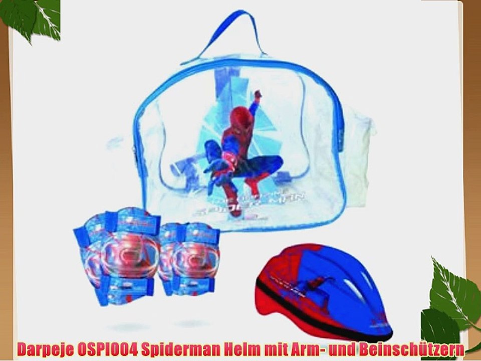 Darpeje OSPI004 Spiderman Helm mit Arm- und Beinsch?tzern