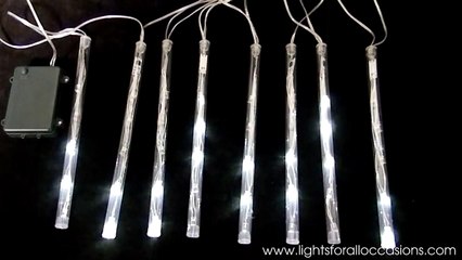 Dripping Icicle LED Christmas Lights