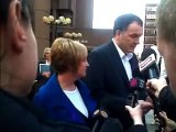 Rhys Jones's parents speak outside Liverpool Crown Court