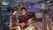 Samantha Cristoforetti interviews Melissa scientists from space