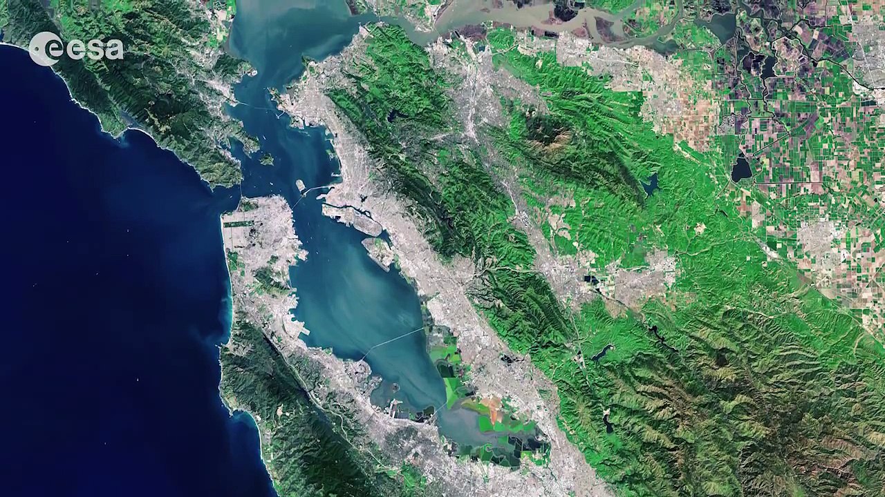 Earth from Space: Central California