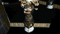 Night timelapse with Soyuz and aurora