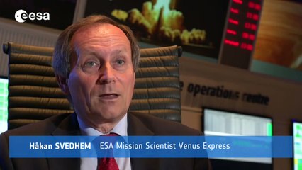 Venus Express plunging into the atmosphere