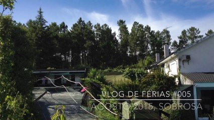 Vlog de Férias #005 - Agosto 2015, Sobrosa - Trampolins