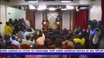 President Omar Hassan al-Bashir of Sudan speech in Juba after Reik Mashar coup attempts