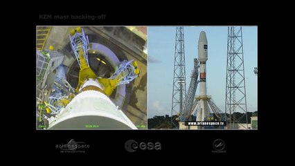 Sentinel-1A rides into space on a Soyuz