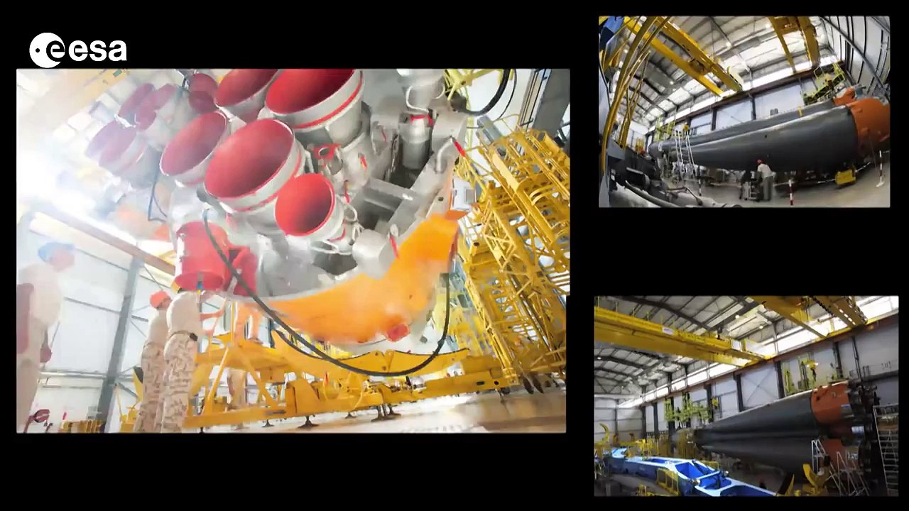 Timelapse film Soyuz flight VS06, with Gaia